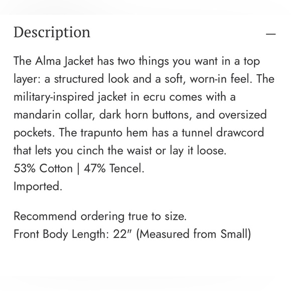 Rails Alma Cotton Blend Jacket in Stone White - Picture 12 of 16